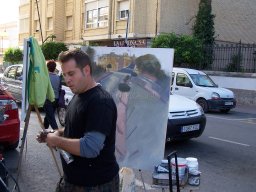 Concurso de Pintura al aire Libre en Mula 2010